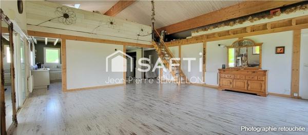 Maison 176 m² plain-pied 3 chambres avec piscine