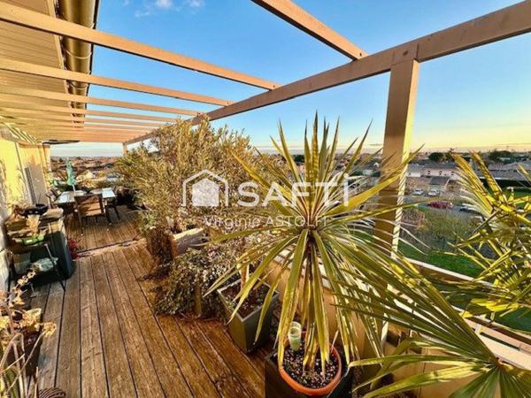 FROUZINS - RARE ! Appartement 102 m2 avec terrasses, dernier étage, iéalement situé