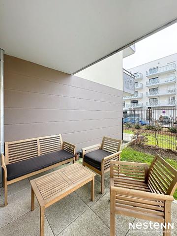 Appartement 2 chambres avec terrasse à 15 min à pied du centre-ville.