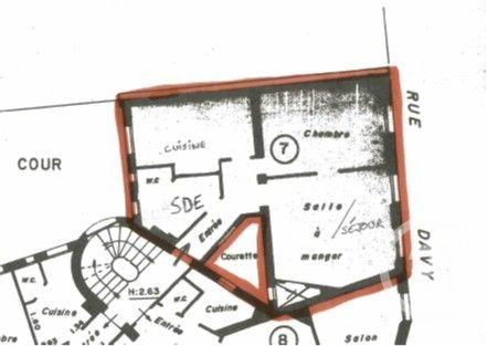 Appartement F2 à vendre  2 pièces - 43,01 m2 PARIS - 75017