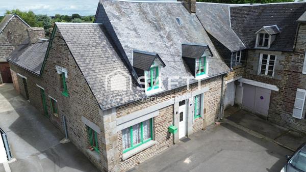 Maison de bourg ,128 m² avec garage et courette