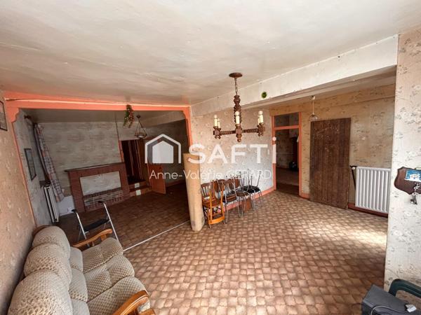 Maison de bourg ,128 m² avec garage et courette