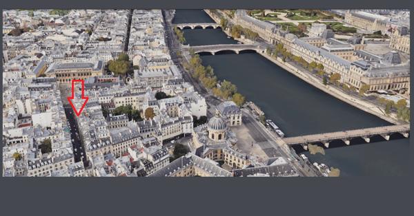 Saint-Germain-des-près, Palais de l'institut , rue des beaux arts, 140m²