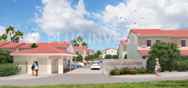 Maison neuve mitoyenne T4 avec jardin