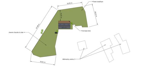 Terrain La Baconniere 2060 m2