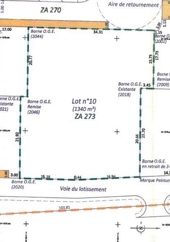 Vente Terrain 1340 m2 à Châteauroux-les-Alpes