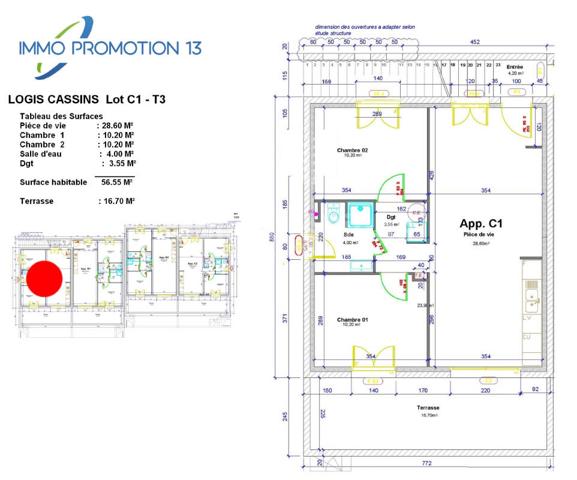 EXCLUSIVEMENT LE DERNIER APPARTEMENT EN CONSTRUCTION SUR EYGUIERES