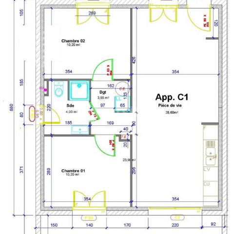 EXCLUSIVEMENT LE DERNIER APPARTEMENT EN CONSTRUCTION SUR EYGUIERES