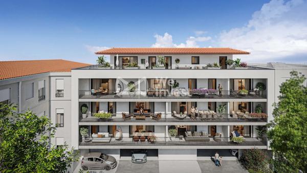 T3 lumineux avec grande terrasse plein sud – 2e étage – Parking extérieur