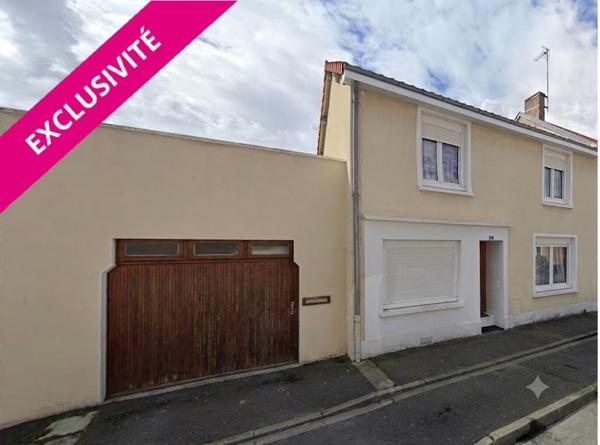 Maison 4 chambres + garage et jardin
