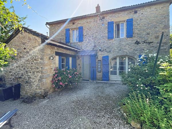 Maison en pierre avec jardin proche Prayssac
