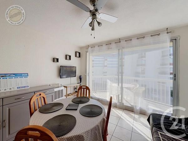 Appartement F2 à vendre  2 pièces - 28,72 m 2   LE BARCARES  - 66