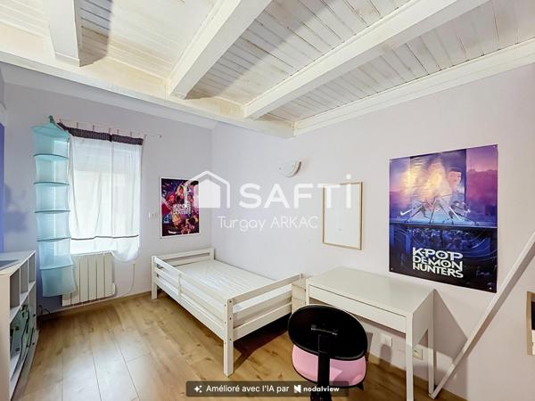 Maison de ville 3 chambres + 4e possible