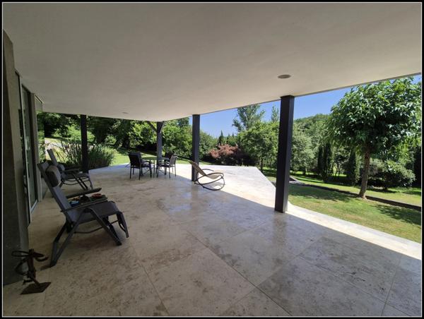 Maison contemporaine unique – Environnent magnifique, domotique, confort ultime – Proche du village de La Romieu (32480), Gers