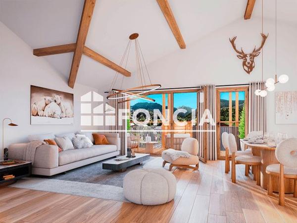 À vendre Appartement 3 pièces 60.41 m² - Saint-jean-de-sixt 74450