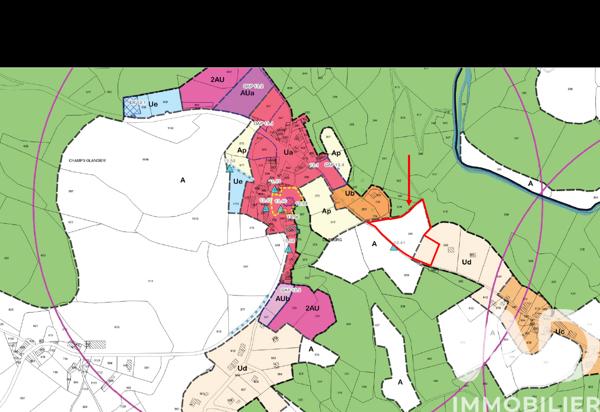 Terrain à vendre 2 200 m² Moustier-Ventadour