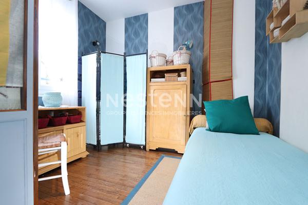 Charmante maison de ville avec jardinet, tout à pied, 2 chambres, petite cour sans vis-à-vis