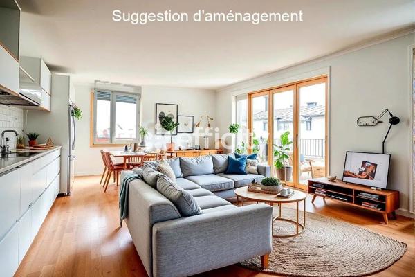 Appartement 3 pièces - 60 m² Exclusivité efficity