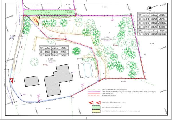 Terrain à batir de 1579 m²