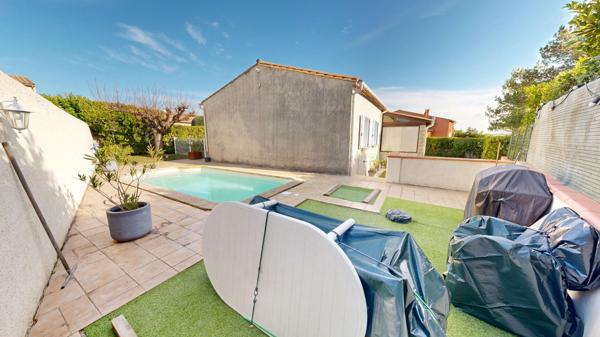 Maison plain pied à Pennautier avec Piscine et garage