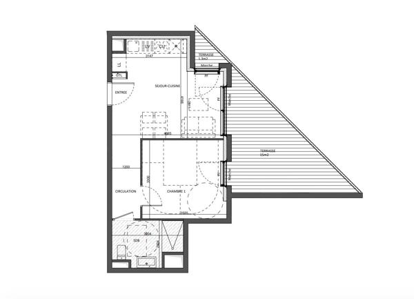 Appartement (neuf) à vendre 2 pièces 37 m² Montpellier