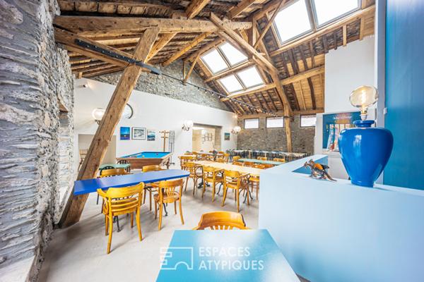 Maison d’hôtes haut-de-gamme et son bistrot rénovés par un architecte en Ariège sur le GR10