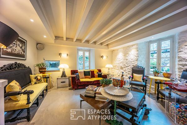 Maison d’hôtes haut-de-gamme et son bistrot rénovés par un architecte en Ariège sur le GR10