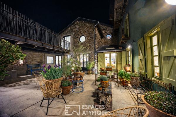 Maison d’hôtes haut-de-gamme et son bistrot rénovés par un architecte en Ariège sur le GR10