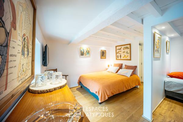 Maison d’hôtes haut-de-gamme et son bistrot rénovés par un architecte en Ariège sur le GR10