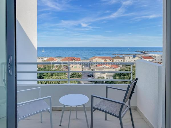 *** APPARTEMENT DUPLEX T3 DE 87 m² – VUE MER & PORT DE CARNON – CAVE & PARKING ***

Venez découvrir ce magnifique duplex T3 de 87 m², entièrement rénové avec goût, situé au 5ᵉ et dernier étage avec ascenseur, au cœur de Carnon.

Cet appartement lumineux offre une superbe vue sur le port de Carnon ainsi qu’une vue mer depuis l’une des chambres à l’étage.

Le premier niveau se compose d’une vaste pièce de vie de 45 m² baignée de lumière, avec cuisine américaine aménagée et entièrement équipée, ouverte sur le séjour et offrant une vue dégagée sur le port. Vous y trouverez également un WC indépendant.

À l’étage, l’espace nuit comprend deux belles chambres, dont une avec vue sur le port et une seconde bénéficiant d’une magnifique vue sur la mer, une salle de bain avec douche à l’italienne et baignoire, d’un bel espace de rangement ainsi que d’un second WC indépendant.

Une cave ainsi qu’une place de parking privative complètent ce bien.

Les atouts de l’appartement : appartement entièrement rénové avec des prestations de qualité, fibre optique, double vitrage aluminium, store électrique, façade refaite en avril, DPE classé C, accès rapide à la plage, dernier étage avec ascenseur, vue port et mer.

Une vidéo du bien est disponible sur demande.

À proximité immédiate de toutes les commodités : écoles, commerces, transports, gare, aéroport et ligne 2 du tramway.