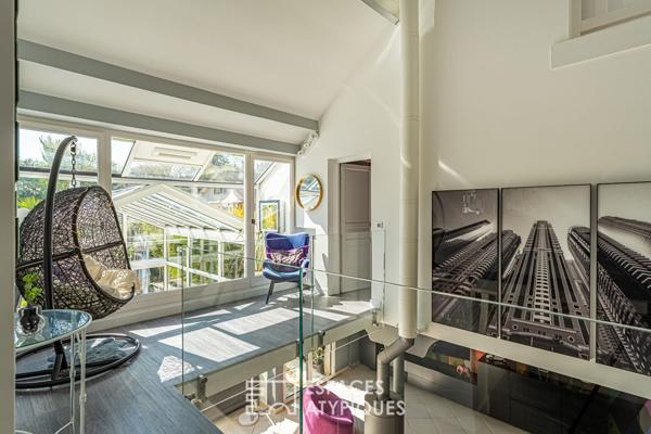 Maison contemporaine aux beaux volumes quartier La Chatâigneraie à Rueil-Malmaison