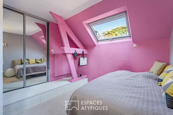 Maison contemporaine aux beaux volumes quartier La Chatâigneraie à Rueil-Malmaison