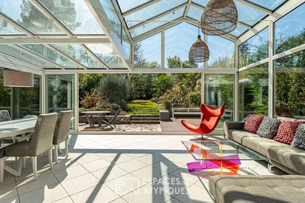 Maison contemporaine aux beaux volumes quartier La Chatâigneraie à Rueil-Malmaison