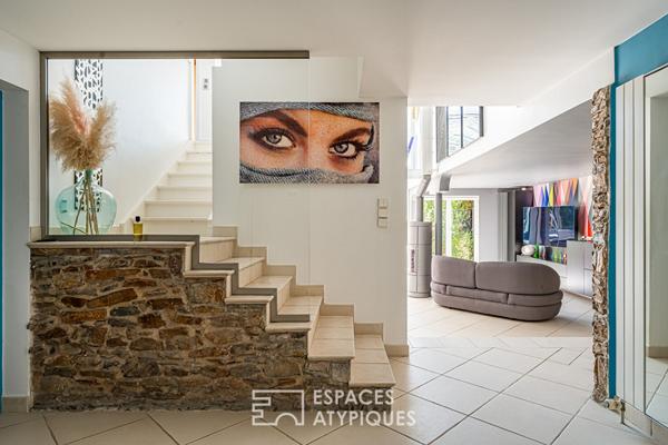 Maison contemporaine aux beaux volumes quartier La Chatâigneraie à Rueil-Malmaison