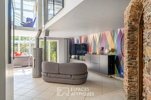 Maison contemporaine aux beaux volumes quartier La Chatâigneraie à Rueil-Malmaison