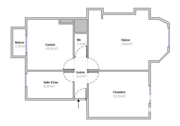 Appartement à vendre 2 pièces 48 m² Marseille 3