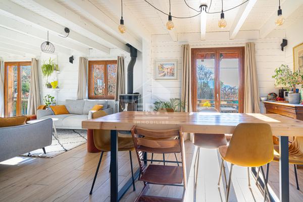 A VENDRE - Maison Villaz de 6 pièces - 172.46 m2 - Terrain de 1464 m² - Garage