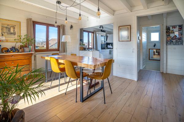 A VENDRE - Maison Villaz de 6 pièces - 172.46 m2 - Terrain de 1464 m² - Garage