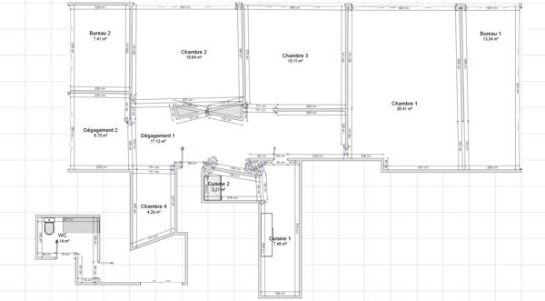 BORDEAUX  MERIADECK BUREAUX 115 m²