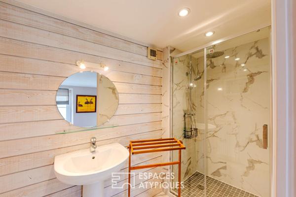 Coeur historique de Maule : Maison de caractère avec accès privé à la Mauldre