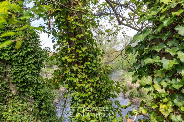 Coeur historique de Maule : Maison de caractère avec accès privé à la Mauldre
