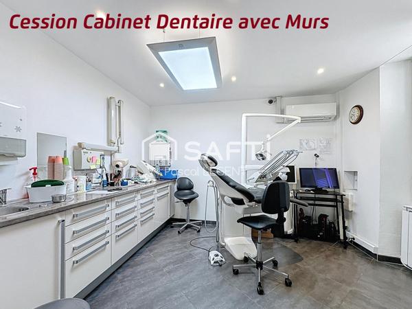Cabinet dentaire clés en mains avec murs