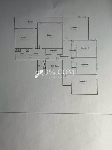 Rez de jardin 6 pièce(s) 4 chambre(s) 86 m²