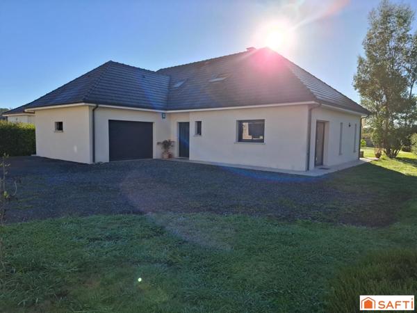 Maison contemporaine 2017,  173m2, 6 pièces, 4 chambres, vue montagne