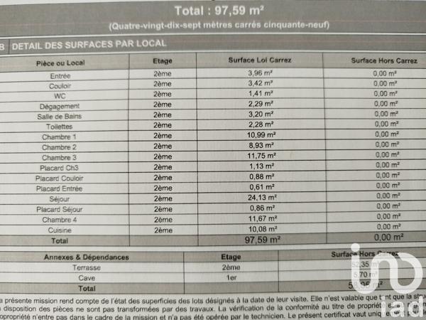 Appartement à vendre 5 pièces 98 m² Massy