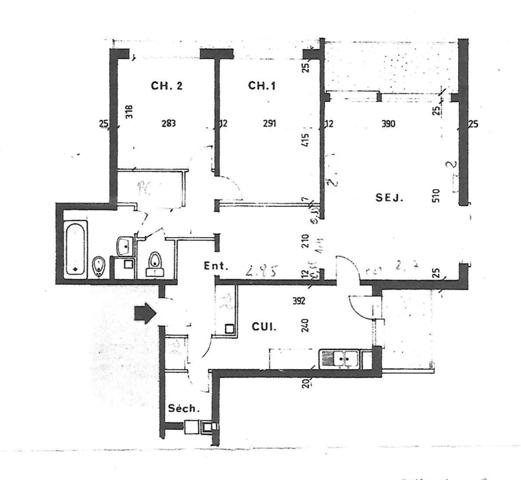 Appartement à vendre 3 pièces 72,71 m² Arpajon