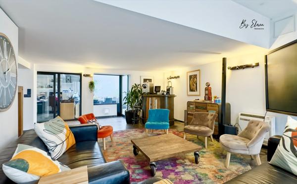 LOFT, LOCAL PROFESSIONNEL MIXTE & CRÉATIF — STUDIO PHOTO OU ATELIER, ESPACE PRO INDÉPENDANT, PATIO, VOLUMES SPECTACULAIRES AVEC HABITATION INTEGREE