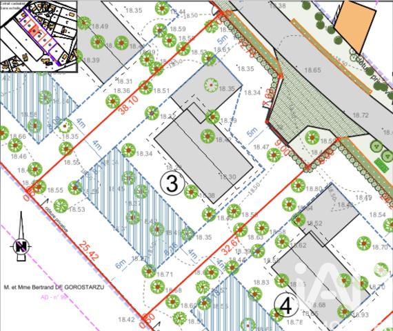 Terrain à vendre 930 m² Seignosse