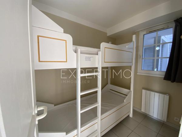 Talmont-Saint-Hilaire (85440) GOLF DE BOURGENAY - APPARTEMENT T3 de 37,20 m2 en rez-de-jardin - DEUX CHAMBRES, SIX COUCHAGES.