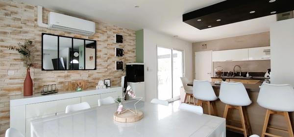 Rabastens: A 30mn de Toulouse belle maison T5 de plain-pied avec jardin, belle terrasse et grand garage de 38m2